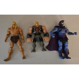 Masters Of The Universe Action Figure Lot He Man Skeletor Lot of 3